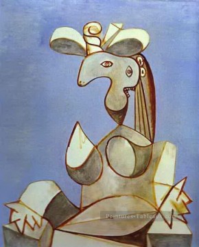  une - Jeune fille tourmentée 1939 cubiste Pablo Picasso